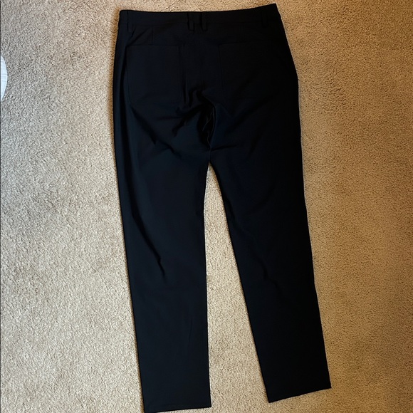 NWOT FootJot Men's Black Golf Pants, W36/L36 - Picture 2 of 5
